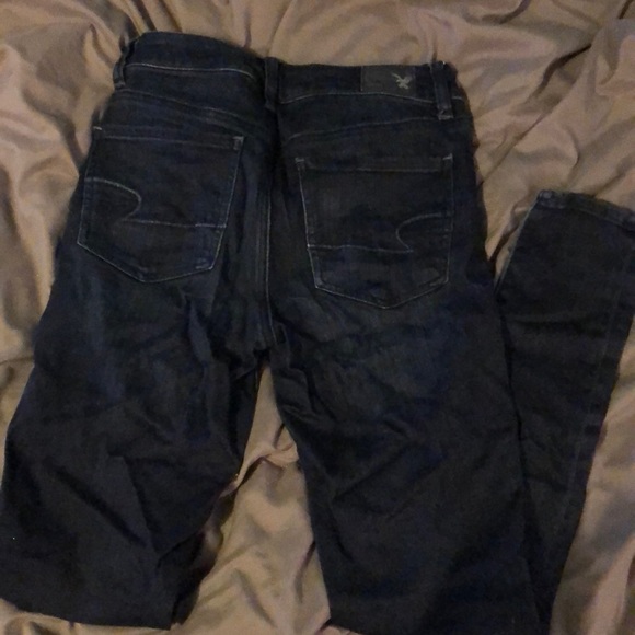 Dark Wash American Eagle Jeggings - Picture 3 of 3